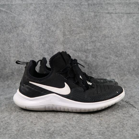 Nike Shoes Womens 7.5 Athletic Free TR 8 Trainer Sneakers Black White Sport Run - Picture 1 of 11